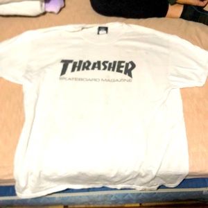 white thrasher tshirt